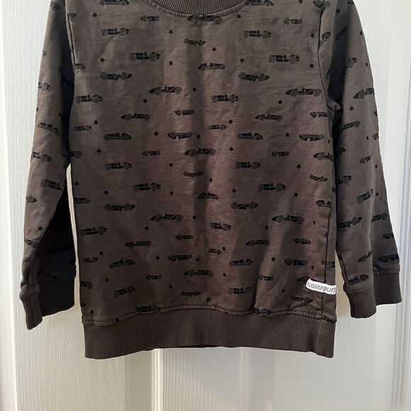 Ruggedbutts Vintage Race Car Crew Neck Sweatshirt Green Boys Size 4T - Picture 6 of 11